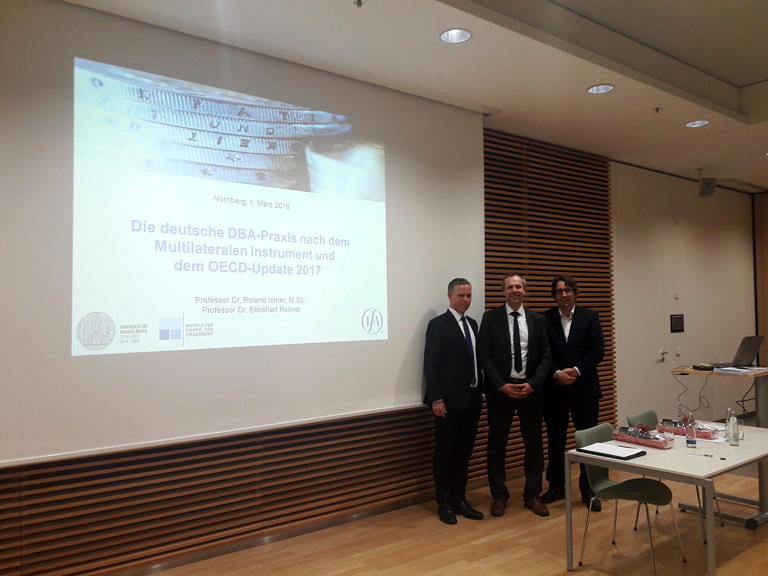 Vortrag „Die deutsche DBA-Praxis nach dem Multilateralen Instrument und dem OECD-Update 2017“
