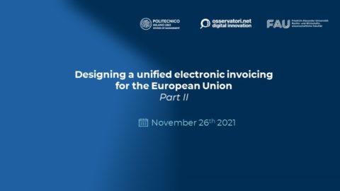 Zum Artikel "Workshop Designing a unified electronic invoicing for the European Union"